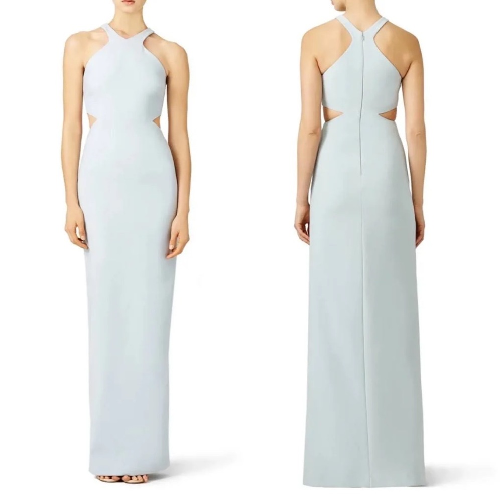 Elizabeth and James Light Blue Maxi Dress